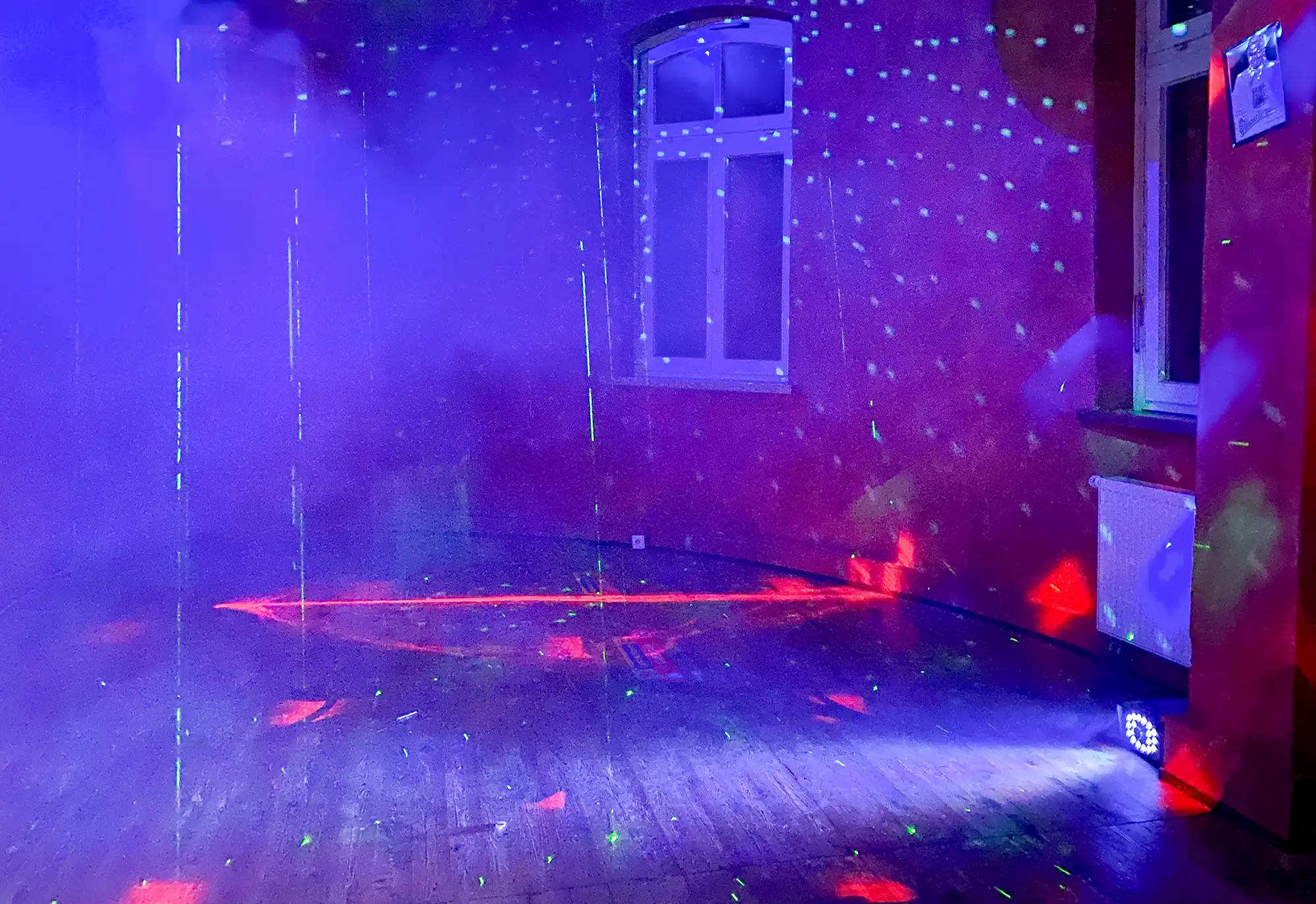 Nebel-Atmosphäre im Wasserturm — Party Location Hamburg Sander Dickkopp